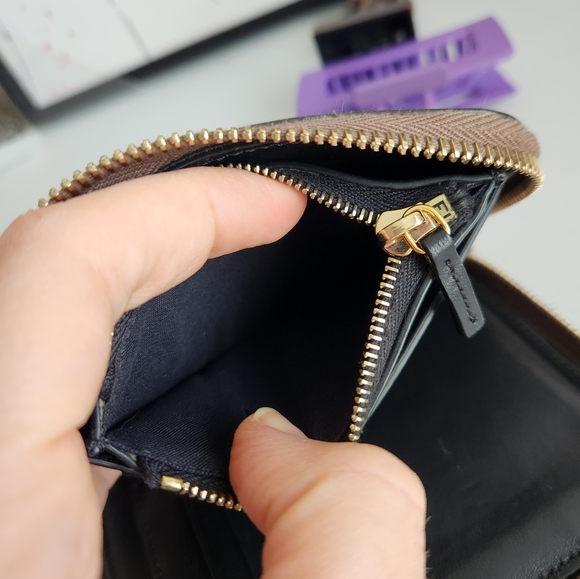 FENDI By the Way Leather Zip Around Compact Wallet - Picture 8 of 13